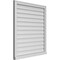Ekena Millwork Vertical Surface Mount PVC Gable Vent w/ 2"W x 2"H , Brickmould Sill Frame, 34"W x 38"H GVPVE34X3803SN - alternate 2